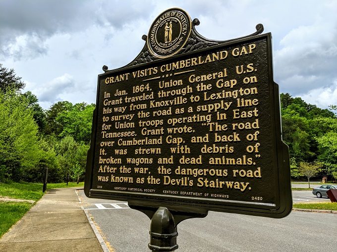 Historic marker at Cumberland Gap National Historical Park 2