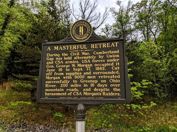 Historic marker at Cumberland Gap National Historical Park 3