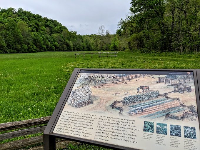 Information about the Lincoln farm at Abraham Lincoln Boyhood Home