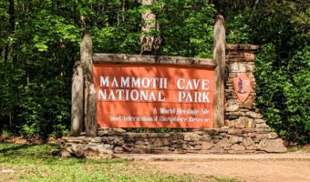 Mammoth Cave National Park sign