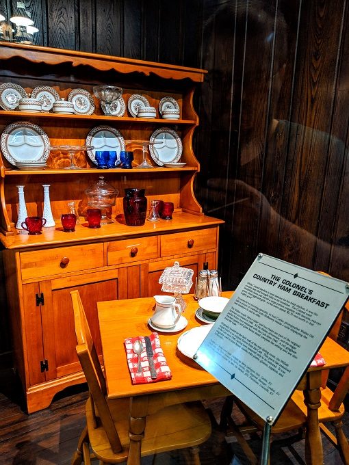 Original Willett maple table & hutch