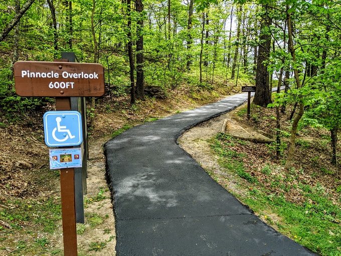 Path leading up to Pinnacle Overlook at Cumberland Gap National Historical Park