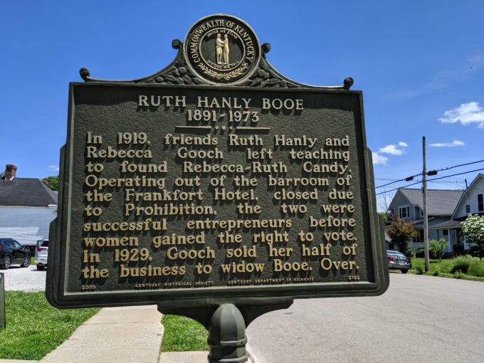 History about Ruth Boone of Rebecca Ruth Candy