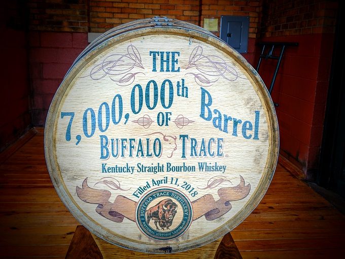 The 7 millionth barrel of Buffalo Trace