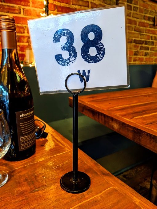 The Wrigley Taproom & Eatery, Corbin KY - Order number