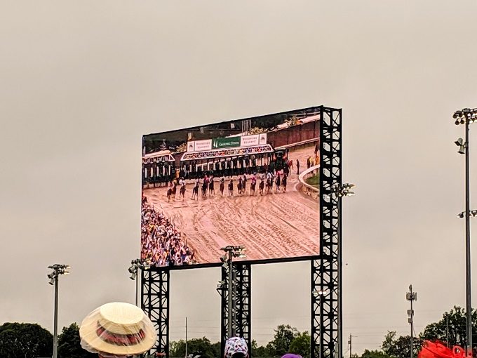 The start of the 2019 Kentucky Derby