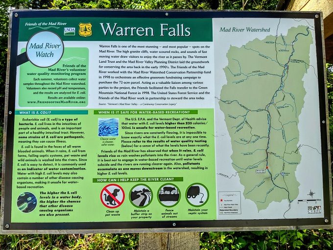 Information about Warren Falls