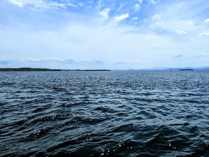 Lake Champlain in Burlington, Vermont