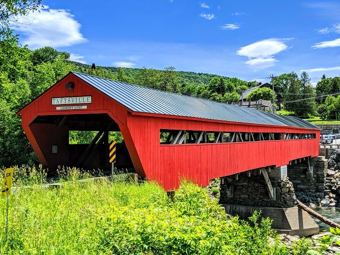 Taftsville Covered Bridge in Woodstock, Vermont