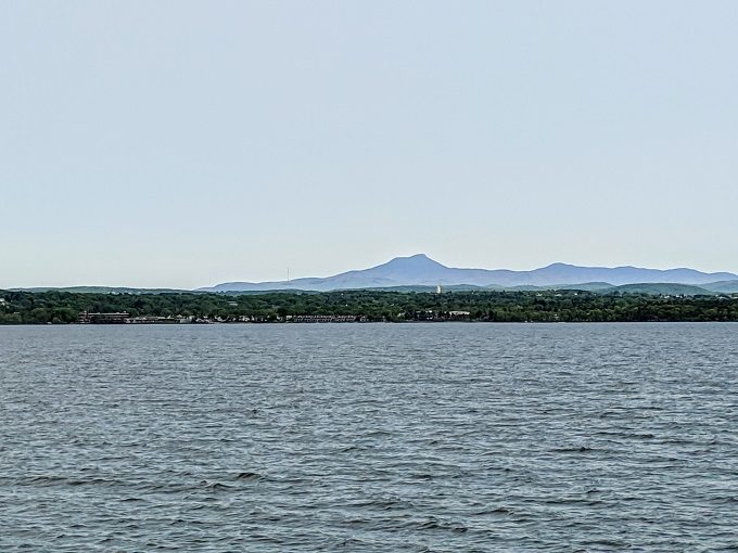 View of Camel's Hump from Lake Champlain, Vermont