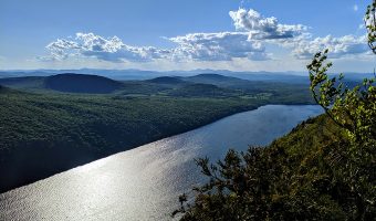 View of Lake Willoughby from Mt Pisgah
