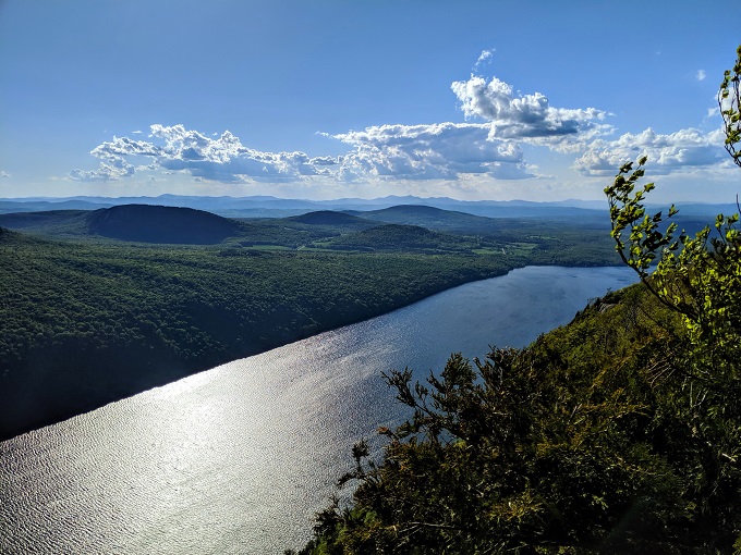 View of Lake Willoughby from Mt Pisgah