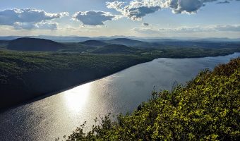 View of Lake Willoughby from the North Overlook on Mt Pisgah