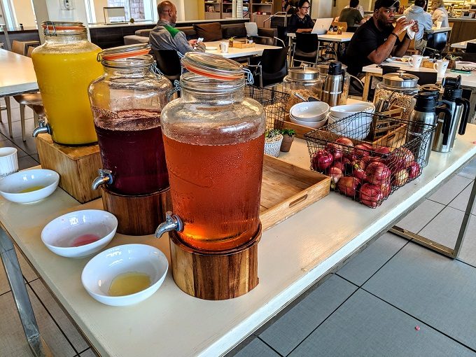 Element Hanover-Lebanon, New Hampshire breakfast - Juices & fruit