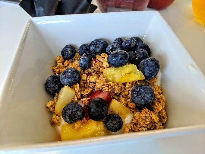 Element Hanover-Lebanon, New Hampshire breakfast - My yogurt creation
