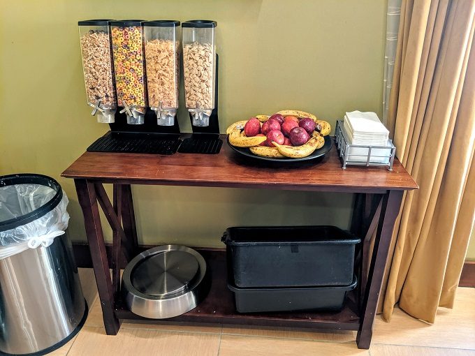 Hyatt Place Milford New Haven, Connecticut breakfast - Cereal & fruit