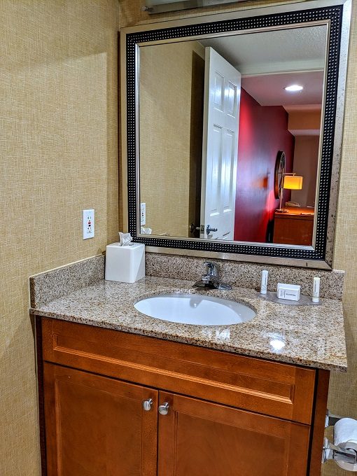 Residence Inn Hartford Windsor, Connecticut - Downstairs bathroom sink & vanity