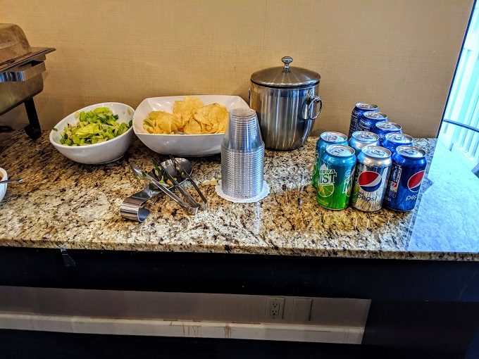 Residence Inn Hartford Windsor, Connecticut - Salad, chips & soda