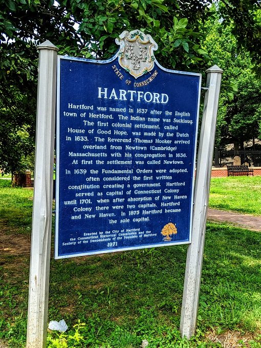The history of Hartford's name