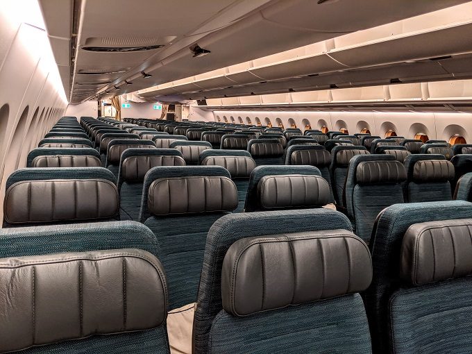 Cathay Pacific CX869 Washington Dulles to Hong Kong - Economy cabin
