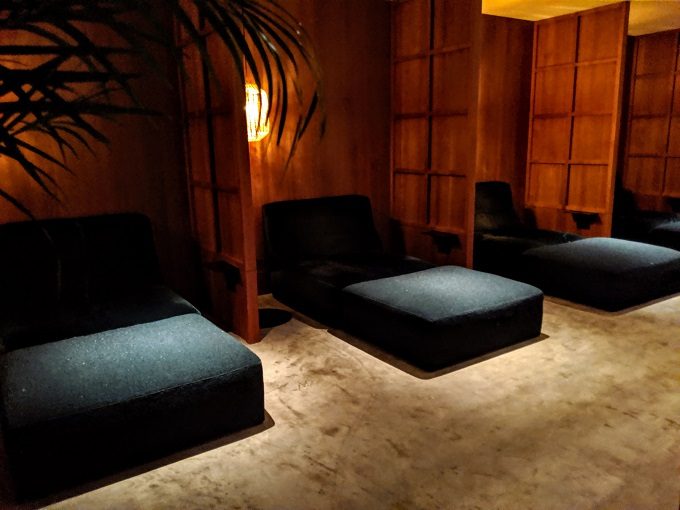 Cathay Pacific The Pier Business Class Lounge, Hong Kong Airport - Day beds in Relaxation Room