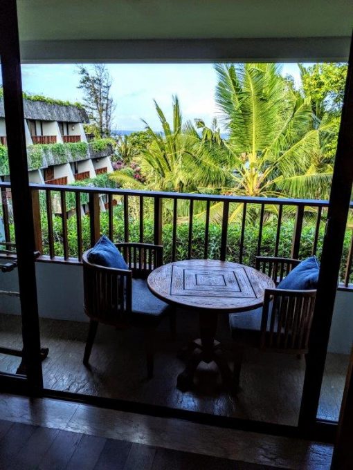 Hyatt Regency Bali - Living room balcony