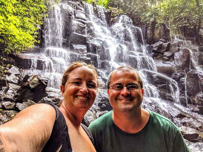 Us at Kanto Lampo waterfall