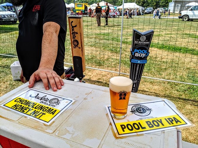 Beer tasting at the Shenandoah Valley Apple Harvest Festival