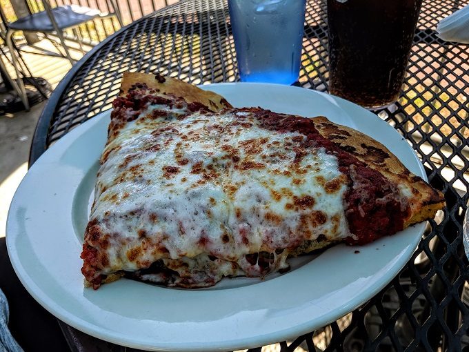 Bottoms Up Pizza Richmond VA - Cheese & tomato pizza