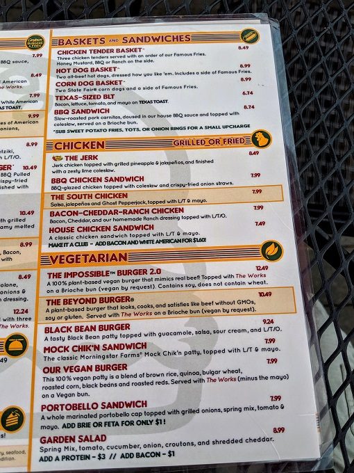 Carytown Burgers & Fries menu 3