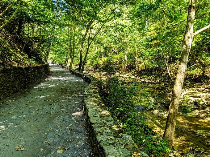 Cedar Creek Trail in Natural Bridge State Park, Virginia