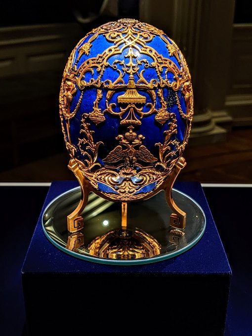 Faberge Egg (Imperial Tsarevich Easter Egg) at VMFA