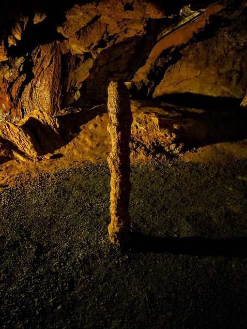 Grand Caverns, Virginia - Hitching post in the Grand Ballroom