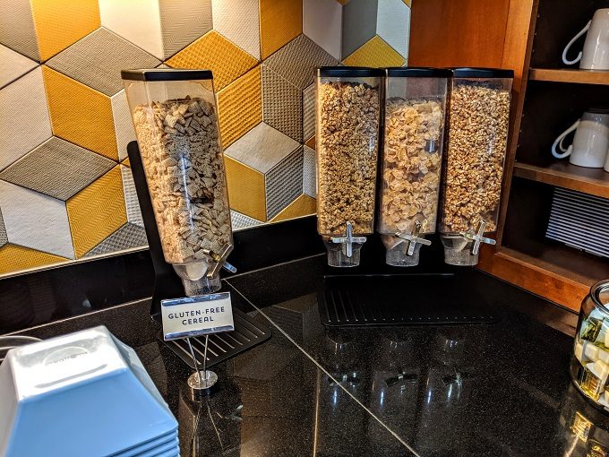 Hyatt Place Roanoke breakfast - Cereals