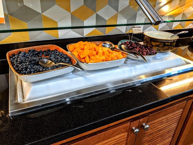 Hyatt Place Roanoke breakfast - Fresh fruit & Greek yogurt