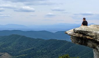 McAfee Knob on the Appalachian Trail - my happy place