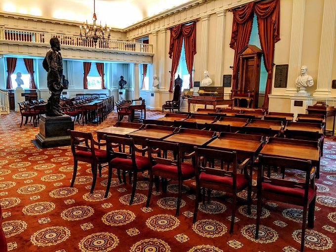 Old House Chamber in the Virginia State Capitol