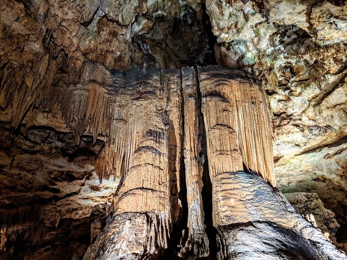 Oldest rock formation at Luray Caverns