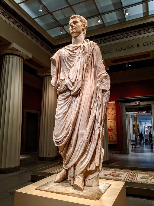 Sculpture of Caligula at VMFA