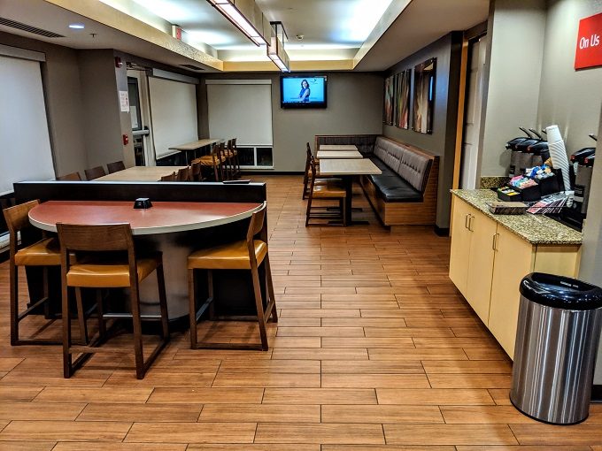 TownePlace Suites Winchester, Virginia - Breakfast area with coffee & tea station