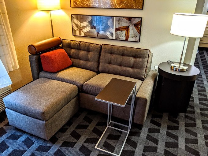 TownePlace Suites Winchester, Virginia - Sleeper sofa & side table