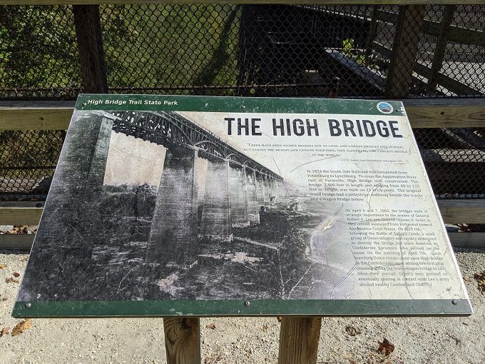 High Bridge Trail State Park, Virginia - Information about High Bridge