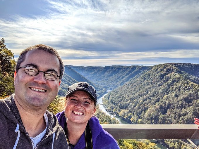 Bridge Day 2019 - The two of us on the New River Gorge Bridge