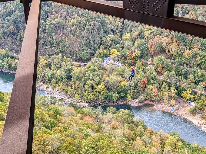 Bridge Day 2019 - Ziplining off the New River Gorge Bridge
