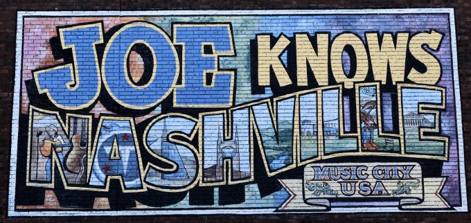 Nashville wall mural