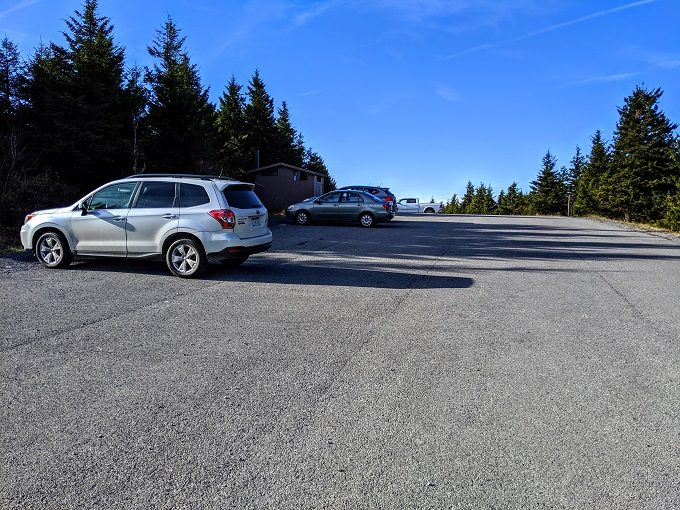 Spruce Knob parking lot