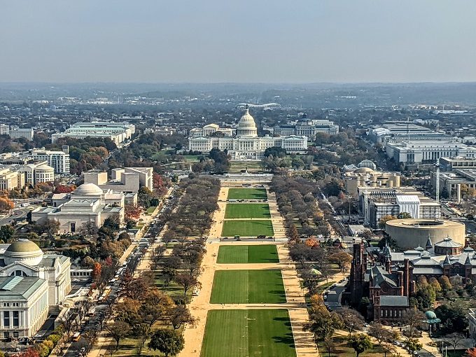 View of the United States Capitol from the Washington Monument