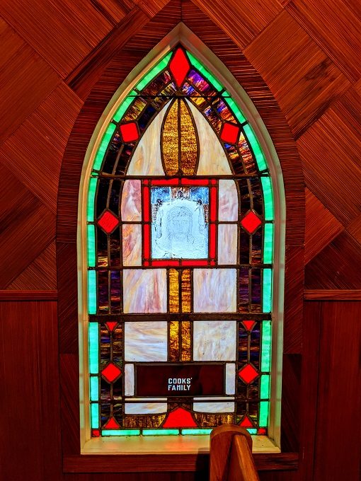Window in Our Lady Of The Pines - Cook Family