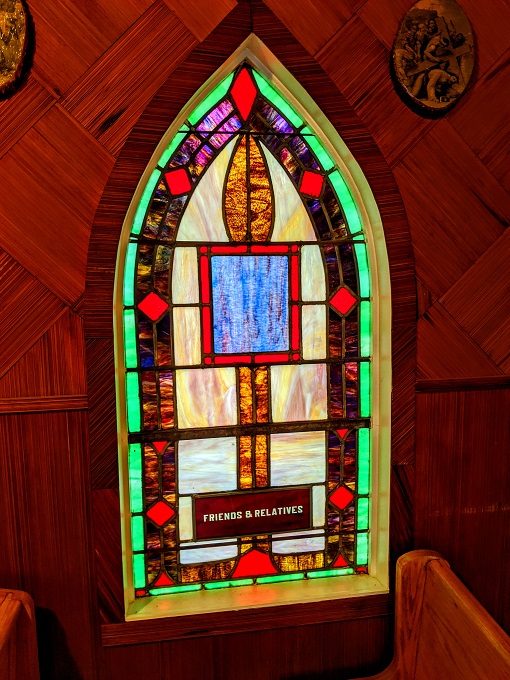 Window in Our Lady Of The Pines - Friends & relatives