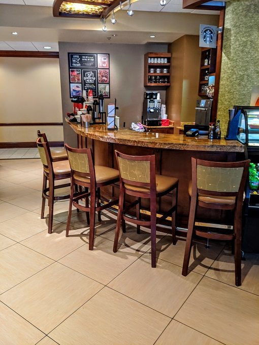 Hyatt Place Chantilly Dulles Airport-South breakfast - Bar area with coffee & tea station